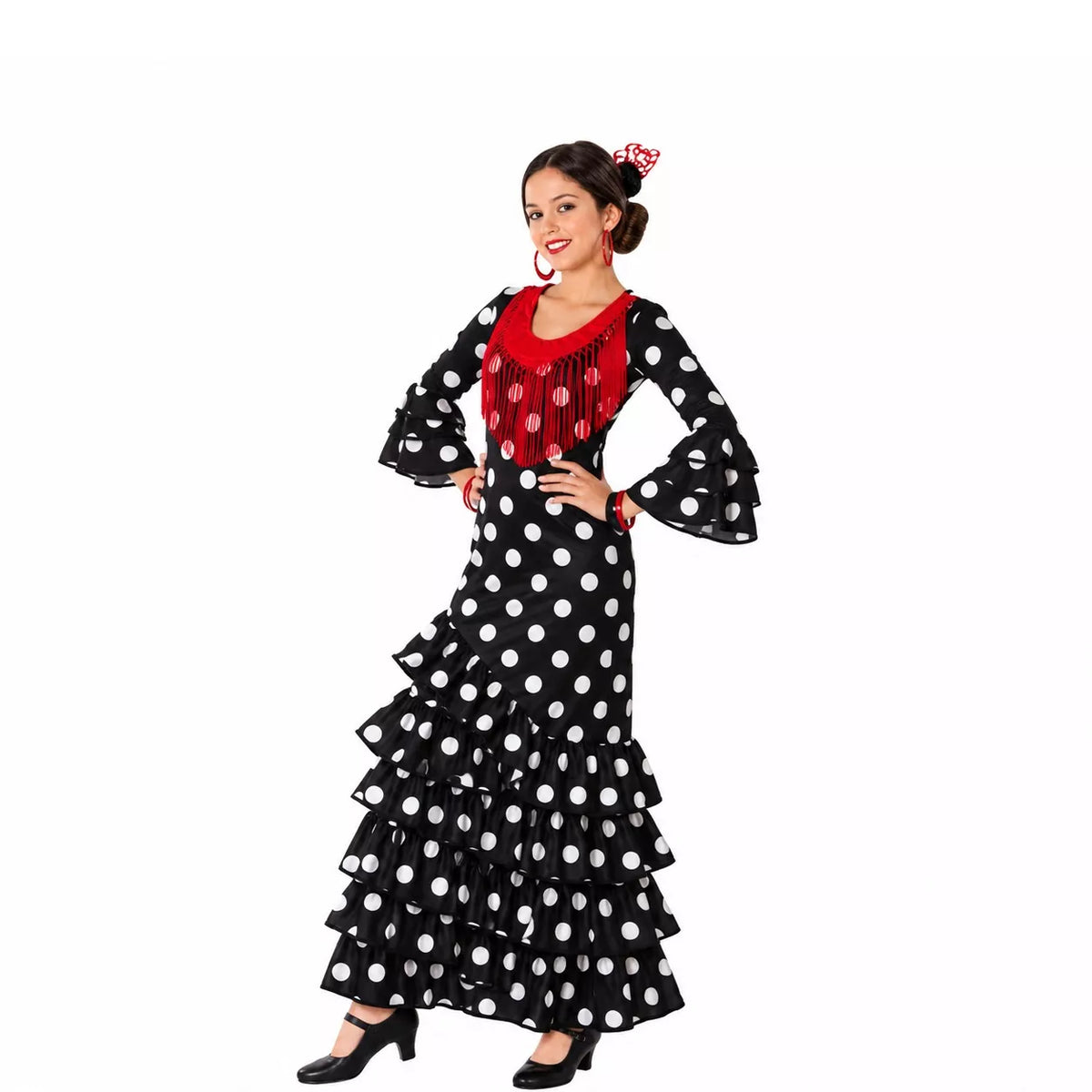 Translation missing: pt-PT.Disfraz de Flamenca Negro para mujer