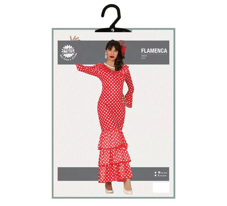 Translation missing: pt-PT.Flamenca Rojo con Lunares para mujer