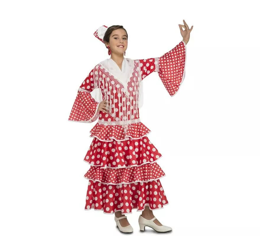 Translation missing: pt-PT.Disfraz de Flamenca Sevilla para niña