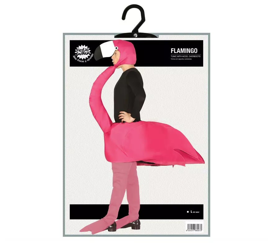 Translation missing: pt-PT.Disfraz de Flamenco Rosa para adultos