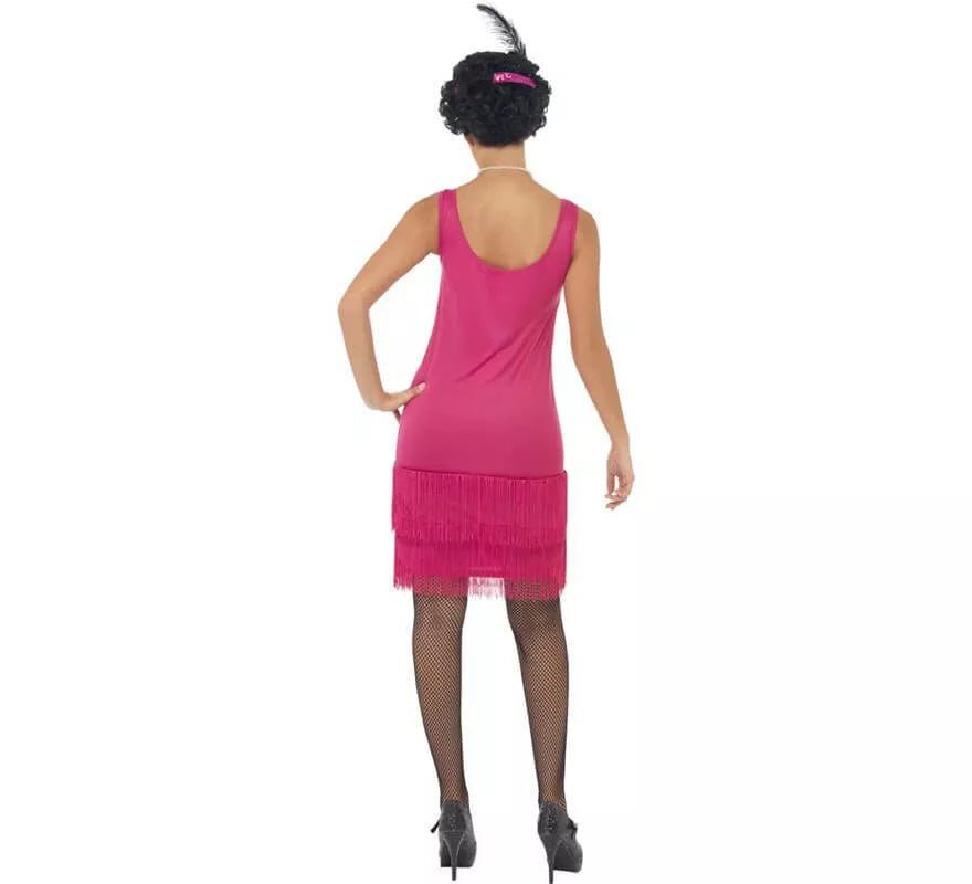 Translation missing: pt-PT.Disfraz de Flapper Locos años 20 Rosa para Mujer