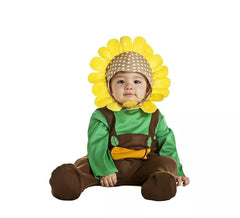 Fato de girassol para bebê