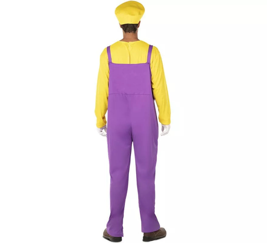 Translation missing: pt-PT.Disfraz de Fontanero Amarillo para hombre