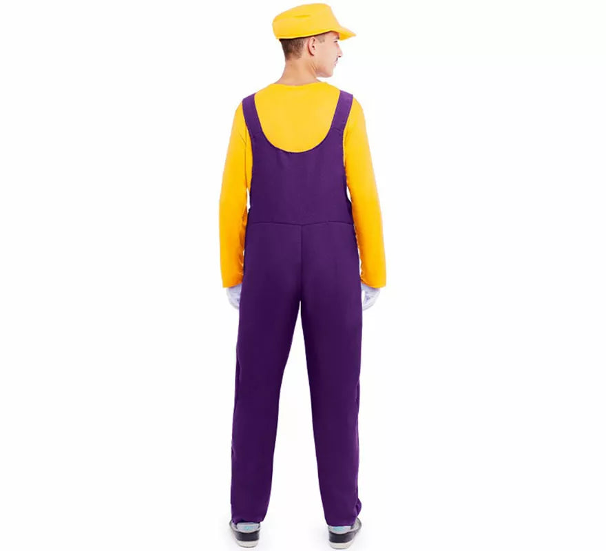 Translation missing: pt-PT.Disfraz de Fontanero amarillo para hombre