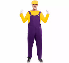 Fato de encanador amarelo para homem