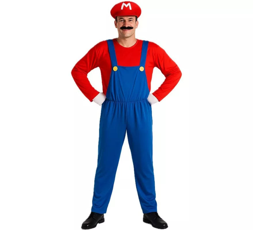 Translation missing: pt-PT.Disfraz de Fontanero de Videojuego para hombre
