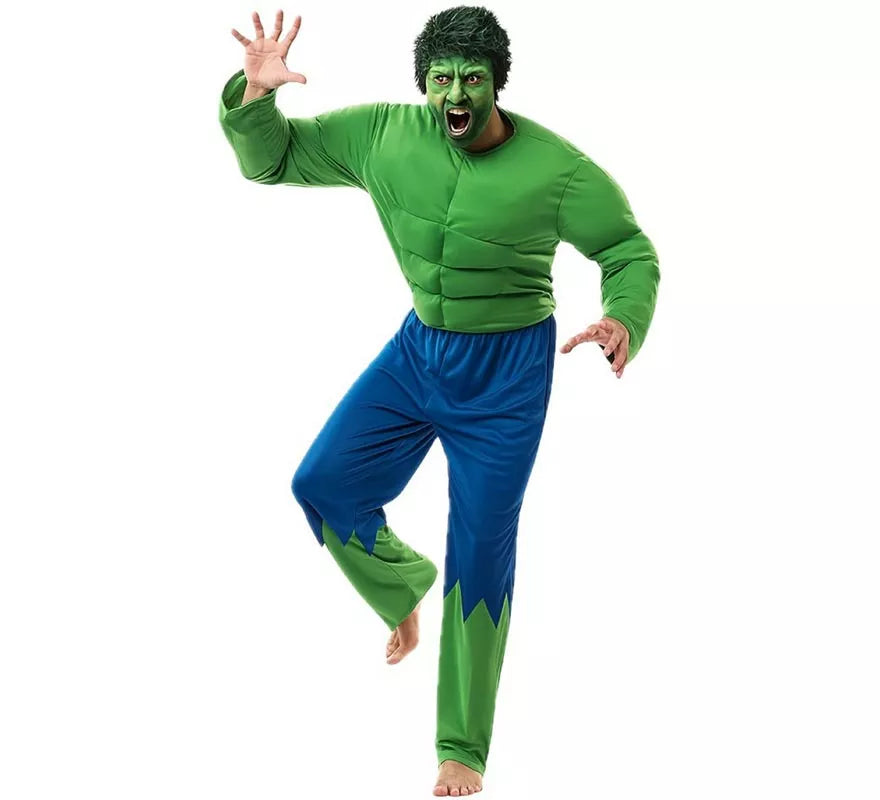 Translation missing: pt-PT.Disfraz de Forzudo Verde para hombre
