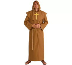 Fato de Frade marrom para homem