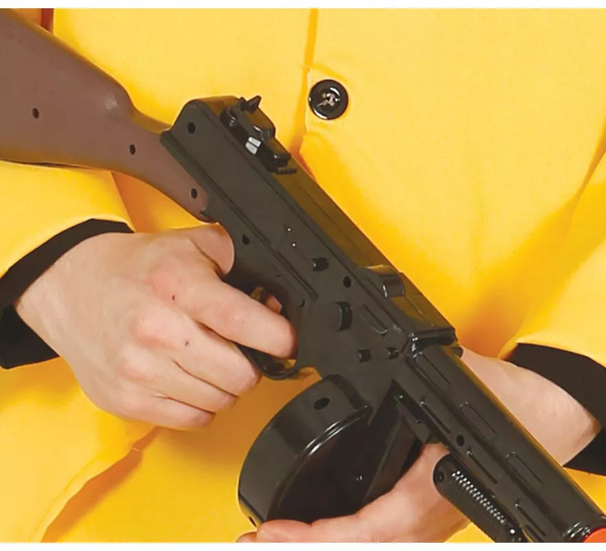 Disfraz de Gánster amarillo para hombre
