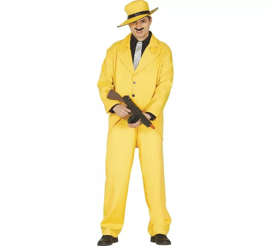 Translation missing: pt-PT.Disfraz de Gánster amarillo para hombre