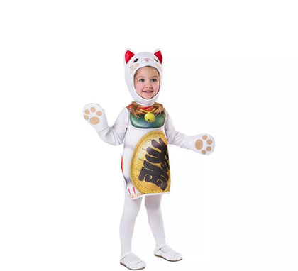 Disfraz de Gatito De La Suerte para niños y bebé
