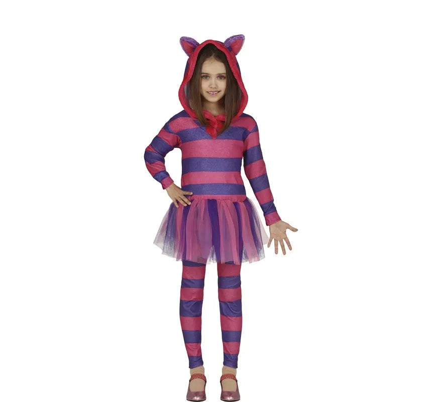 Translation missing: pt-PT.Disfraz de Gato Cheshire para niña