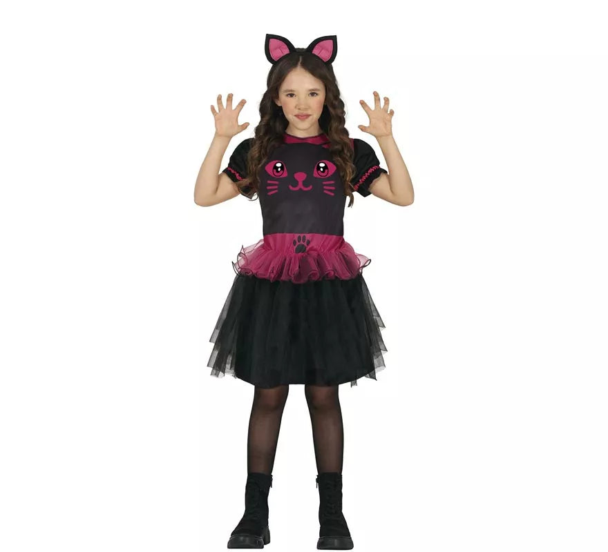 Translation missing: pt-PT.Disfraz de Gato Negro Kitty para niña