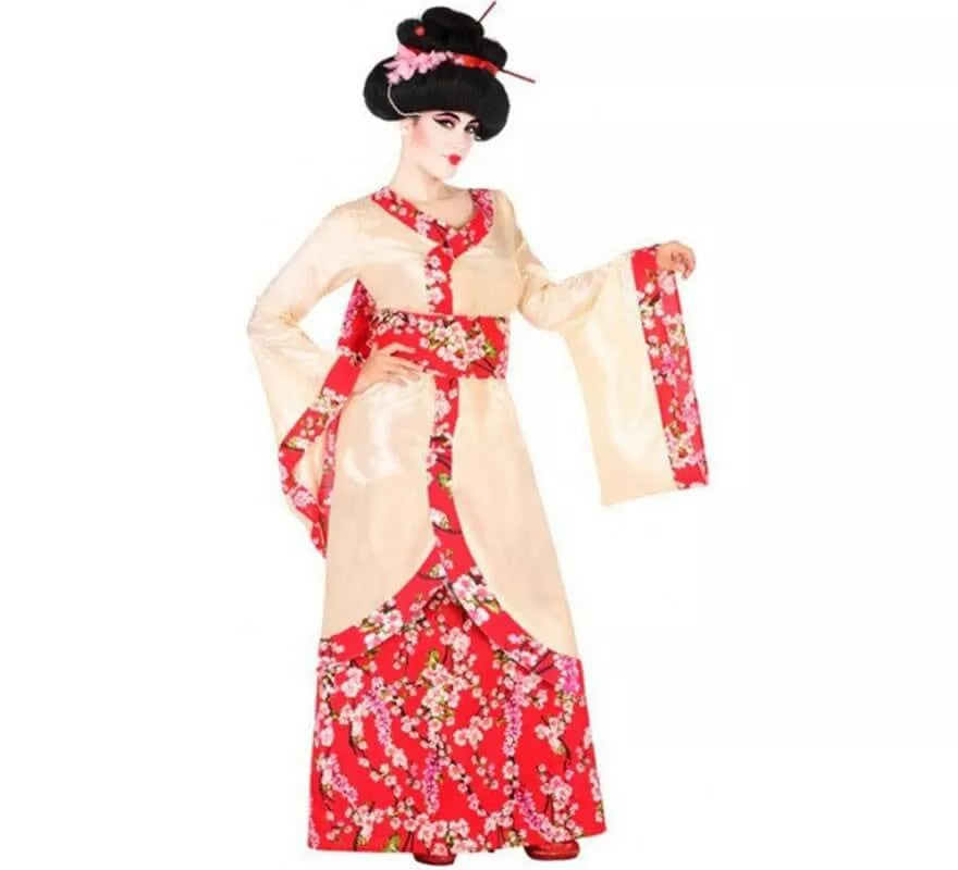 Translation missing: pt-PT.Disfraz de Geisha con Flores para mujer
