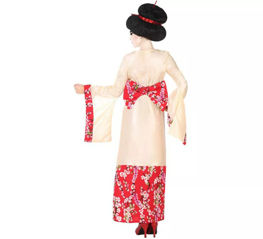 Translation missing: pt-PT.Disfraz de Geisha con Flores para mujer
