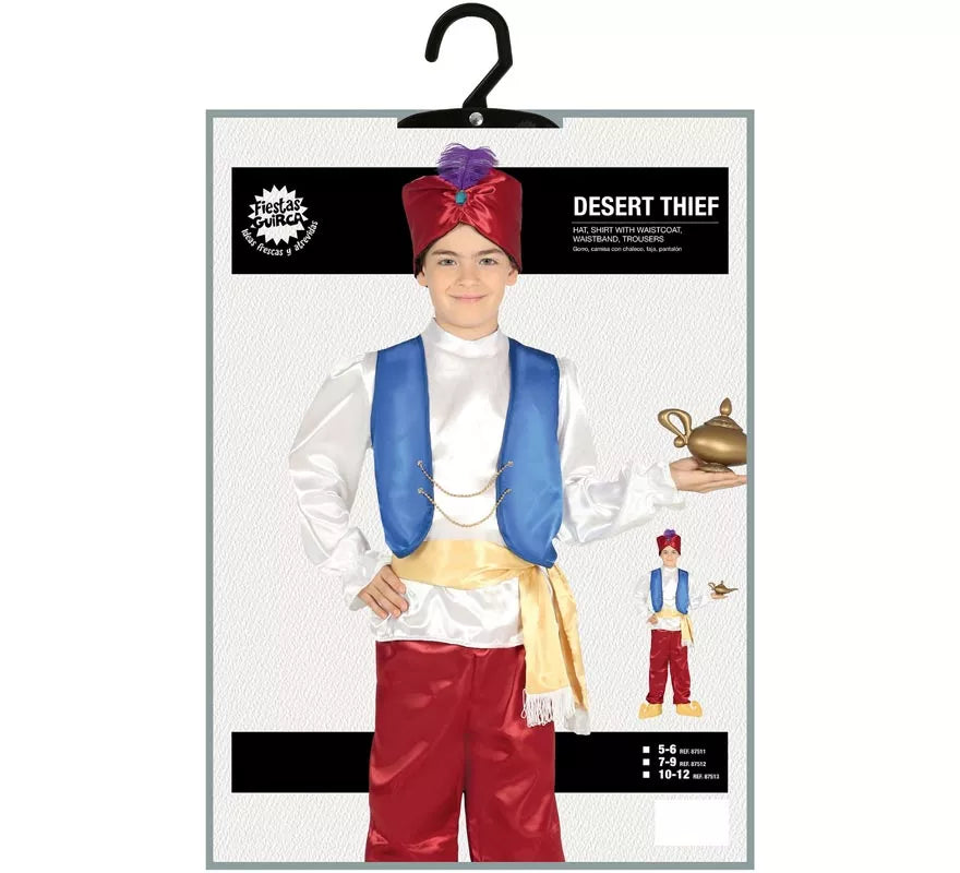 Translation missing: pt-PT.Disfraz de Genio de la Lámpara para niño