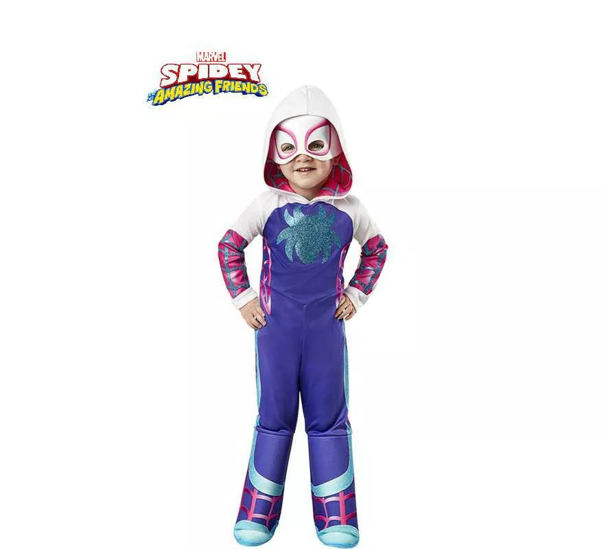 Translation missing: pt-PT.Disfraz de Ghost Spider de Spidey y sus increíbles amigos para niña
