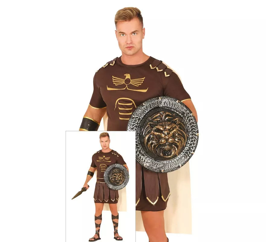 Disfraz de Gladius marrón para hombre