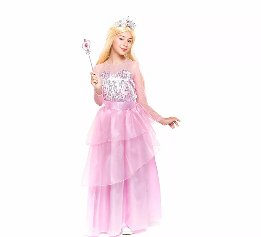 Translation missing: pt-PT.Disfraz de Glinda Bruja Buena del Norte de niña