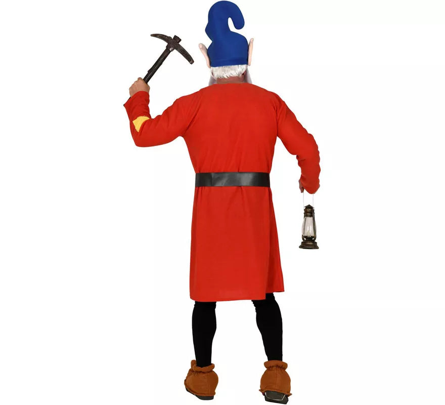 Translation missing: pt-PT.Disfraz de Gnomo Rojo Trabajador para hombre