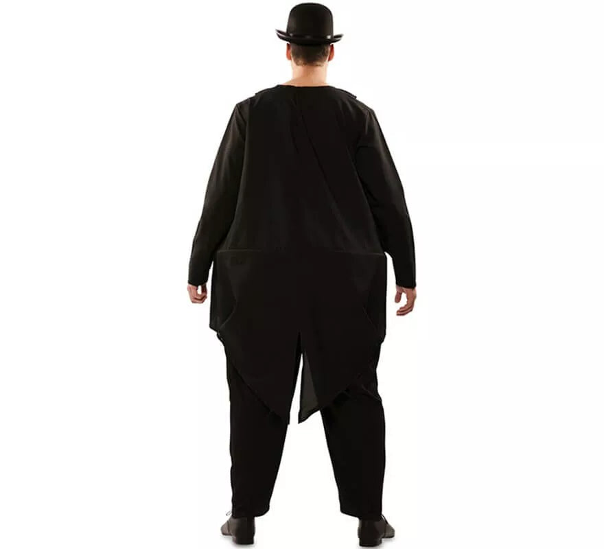 Disfraz de Gordo con traje para hombre
