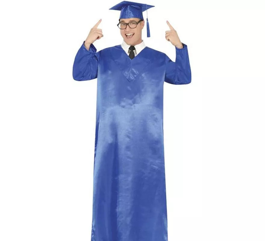 Translation missing: pt-PT.Disfraz de Graduado azul adulto