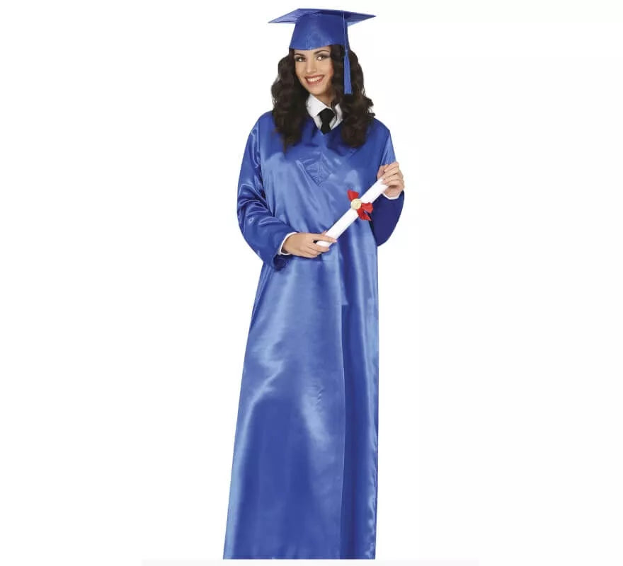 Translation missing: pt-PT.Disfraz de Graduado azul adulto