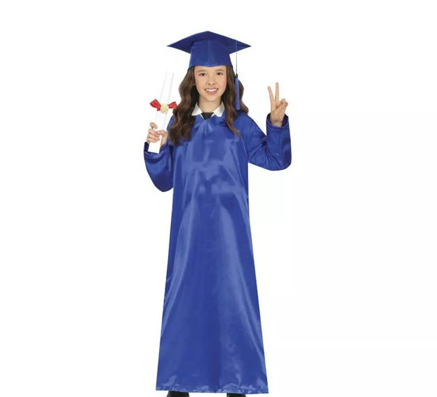 Translation missing: pt-PT.Disfraz de Graduado azul para niños