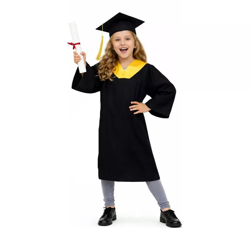 Translation missing: pt-PT.Disfraz de Graduado dorado para niños