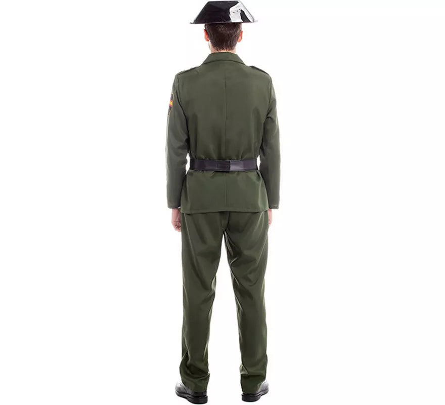 Translation missing: pt-PT.Disfraz de Guardia Civil Verde para hombre
