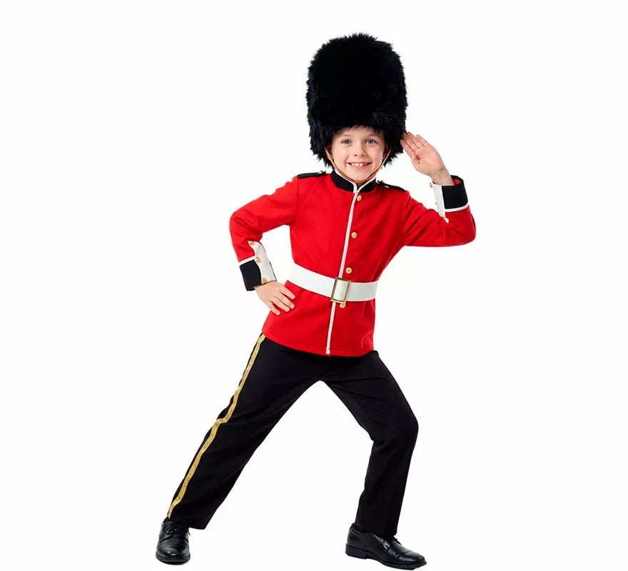 Translation missing: pt-PT.Disfraz de Guardia Real Inglés para niño