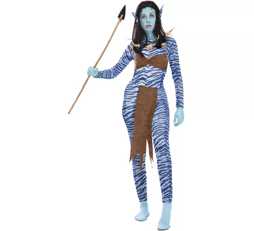 Translation missing: pt-PT.Disfraz de Guerrera Azul para mujer