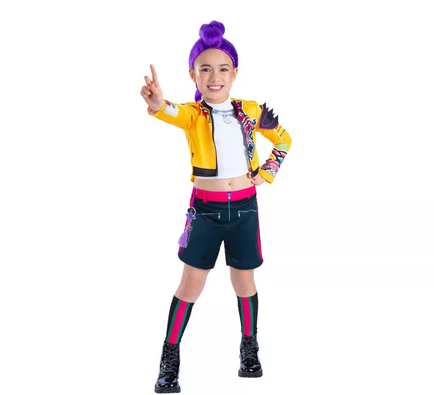 Translation missing: pt-PT.Disfraz de Guerrera K-Pop Rumi Classic para niña