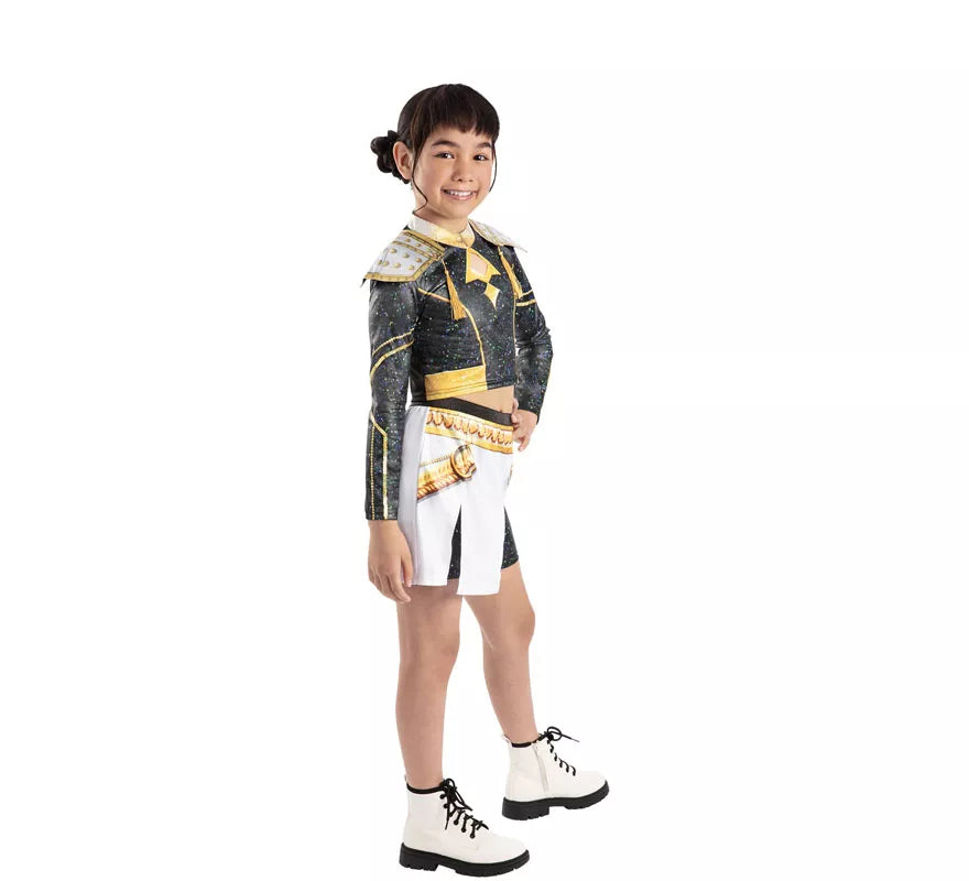 Translation missing: pt-PT.Disfraz de Guerrera K-Pop Zoey Golden para niña