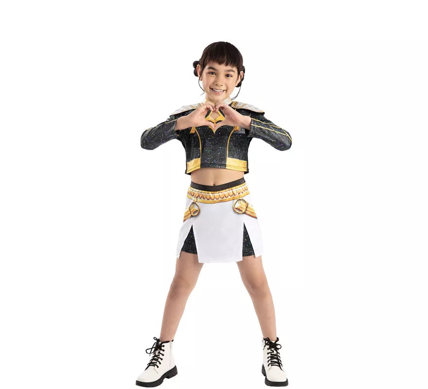 Translation missing: pt-PT.Disfraz de Guerrera K-Pop Zoey Golden para niña