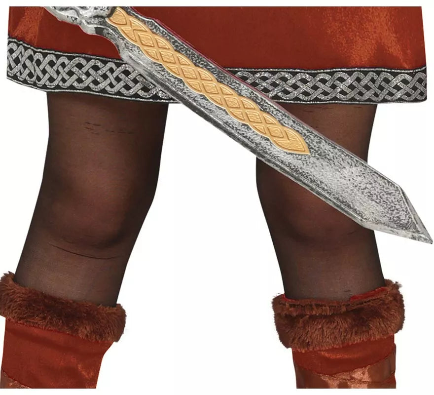 Translation missing: pt-PT.Disfraz de Guerrera Nórdica Vikinga para niña