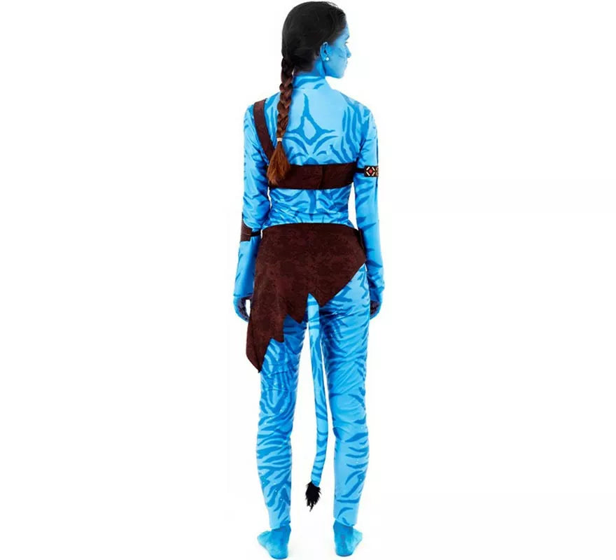 Translation missing: pt-PT.Disfraz de Guerrera Tribal azul para mujer