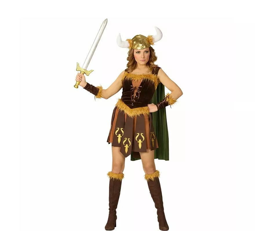 Translation missing: pt-PT.Disfraz de Guerrera Vikinga para mujer