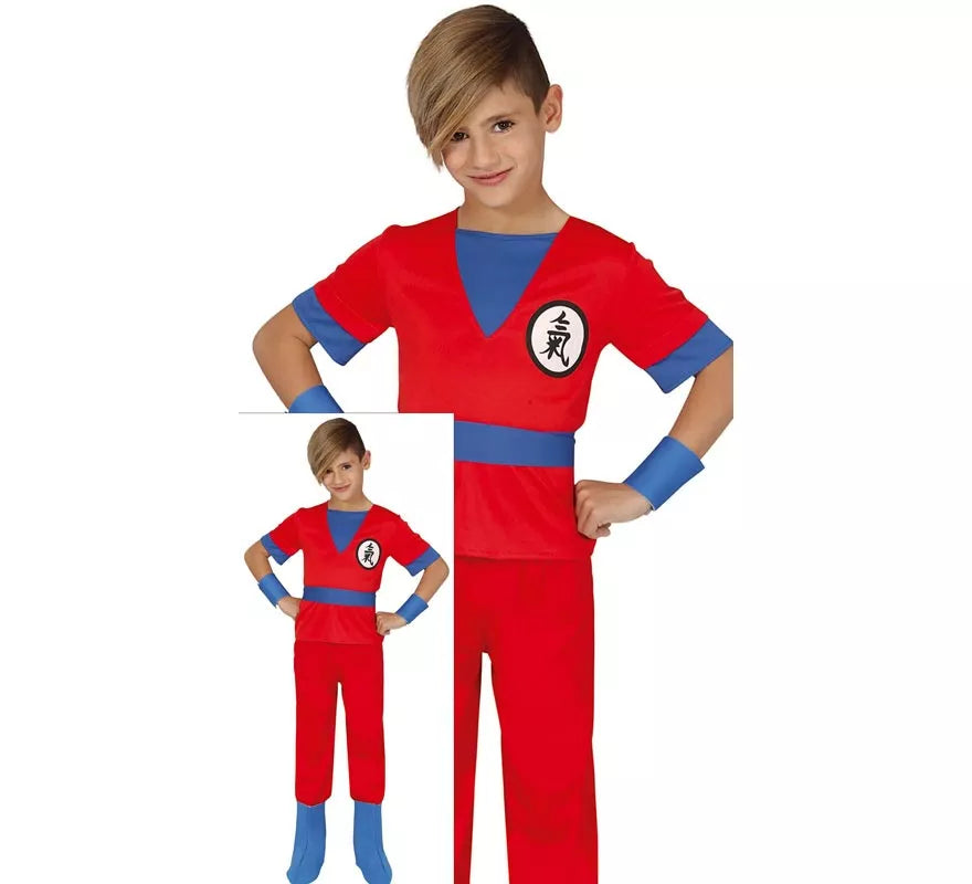 Translation missing: pt-PT.Disfraz de guerrero espacial rojo para niños