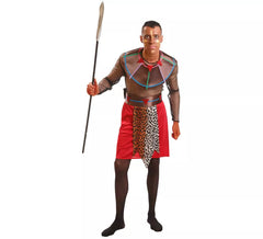 Fato de guerreiro Masái para homem