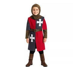 Fato de guerreiro medieval para menino