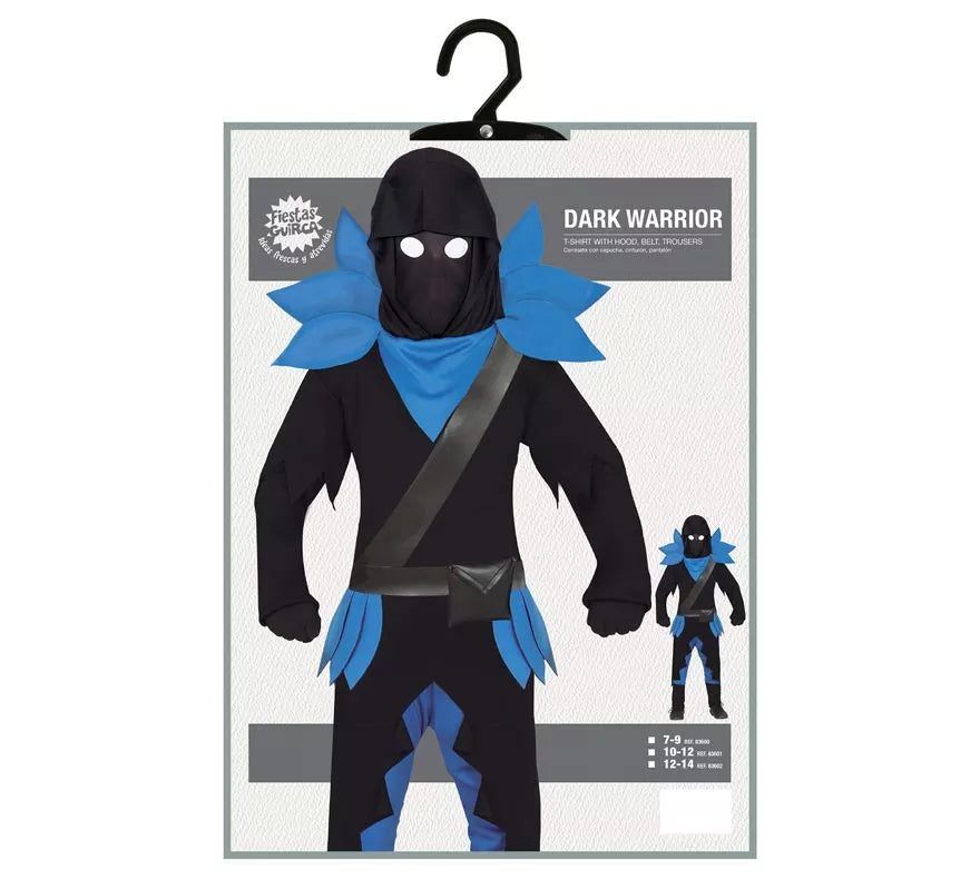 Translation missing: pt-PT.Disfraz de Guerrero Ninja Oscuro para niños y adolescentes