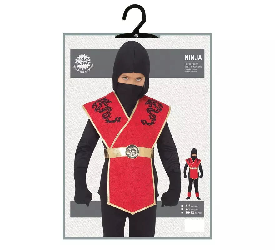 Translation missing: pt-PT.Disfraz de Guerrero Ninja para niños