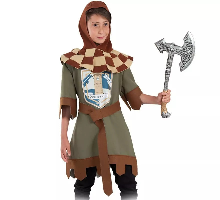 Translation missing: pt-PT.Disfraz de Guerrero Verde Medieval para niño