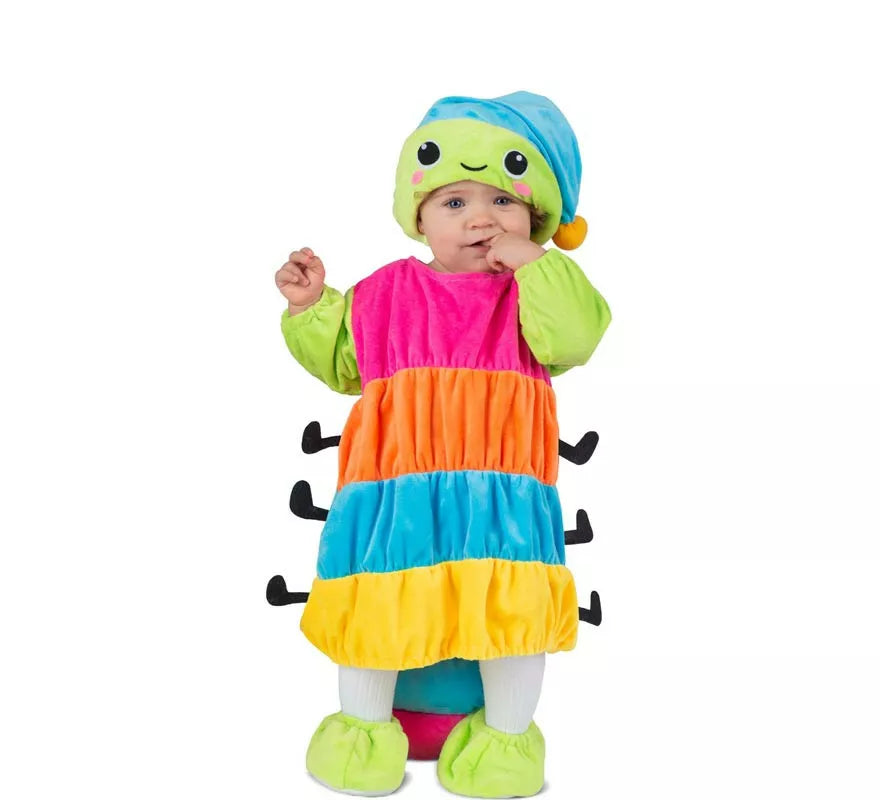Translation missing: pt-PT.Disfraz de Gusanito con gorro luminoso para bebé y niños