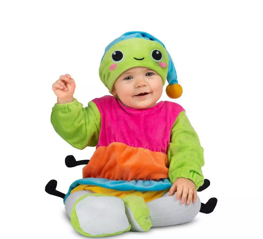 Translation missing: pt-PT.Disfraz de Gusanito con gorro luminoso para bebé y niños