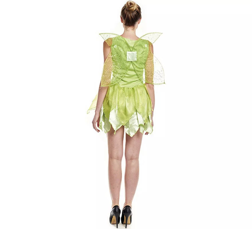 Translation missing: pt-PT.Disfraz de Hada Floral Verde para mujer