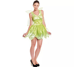 Fada Feminina Floral Verde Fada