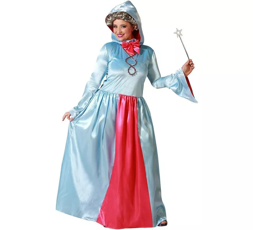 Translation missing: pt-PT.Disfraz de Hada Madrina azul para mujer