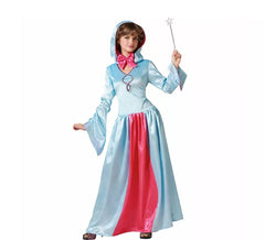 Fato de fada madrinha azul para mulher